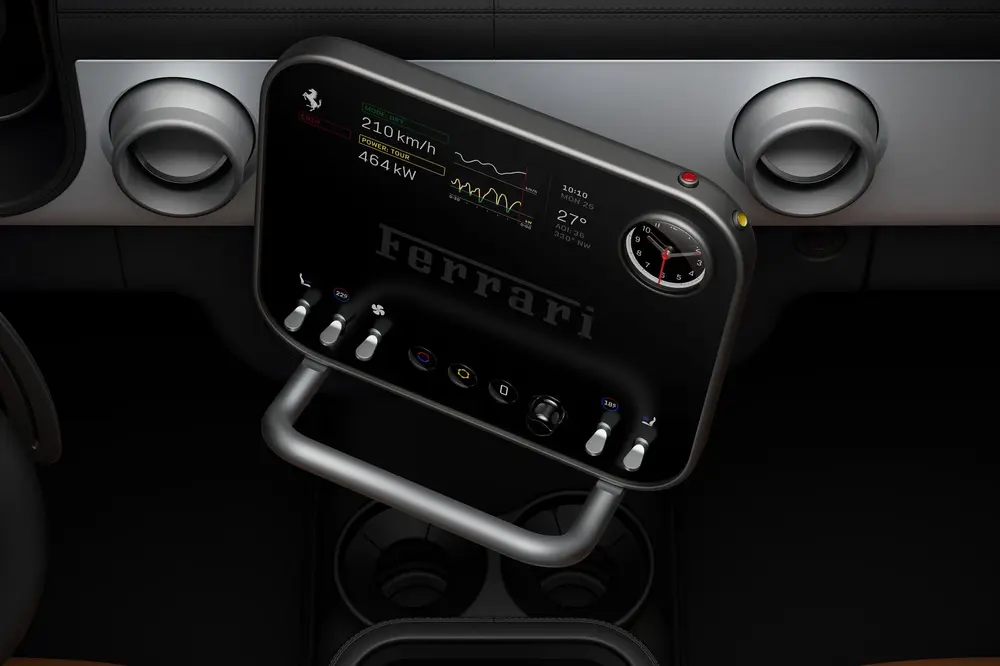 Ferrari Luce zet nieuwe standaard voor HMI en interieur 3