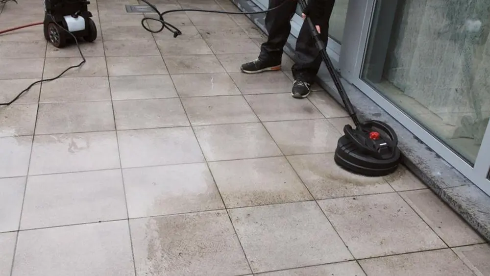 gebruik hogedruk reiniger