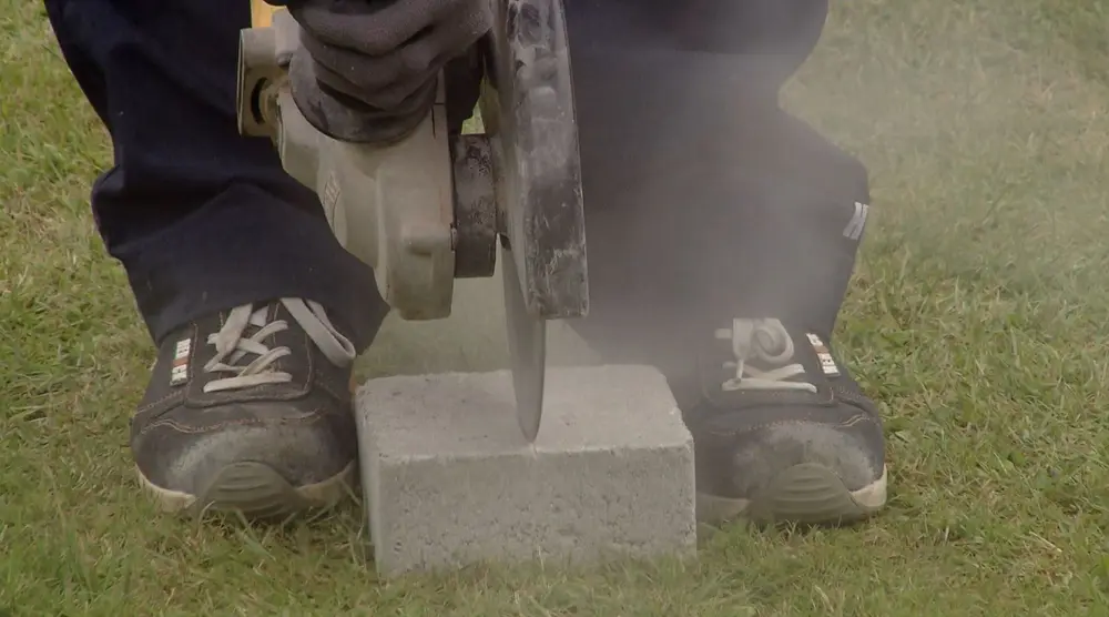 haakse slijper tegel