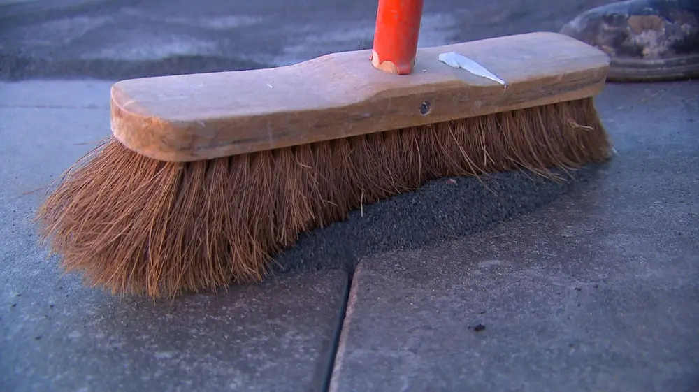 terras opvoegen foto