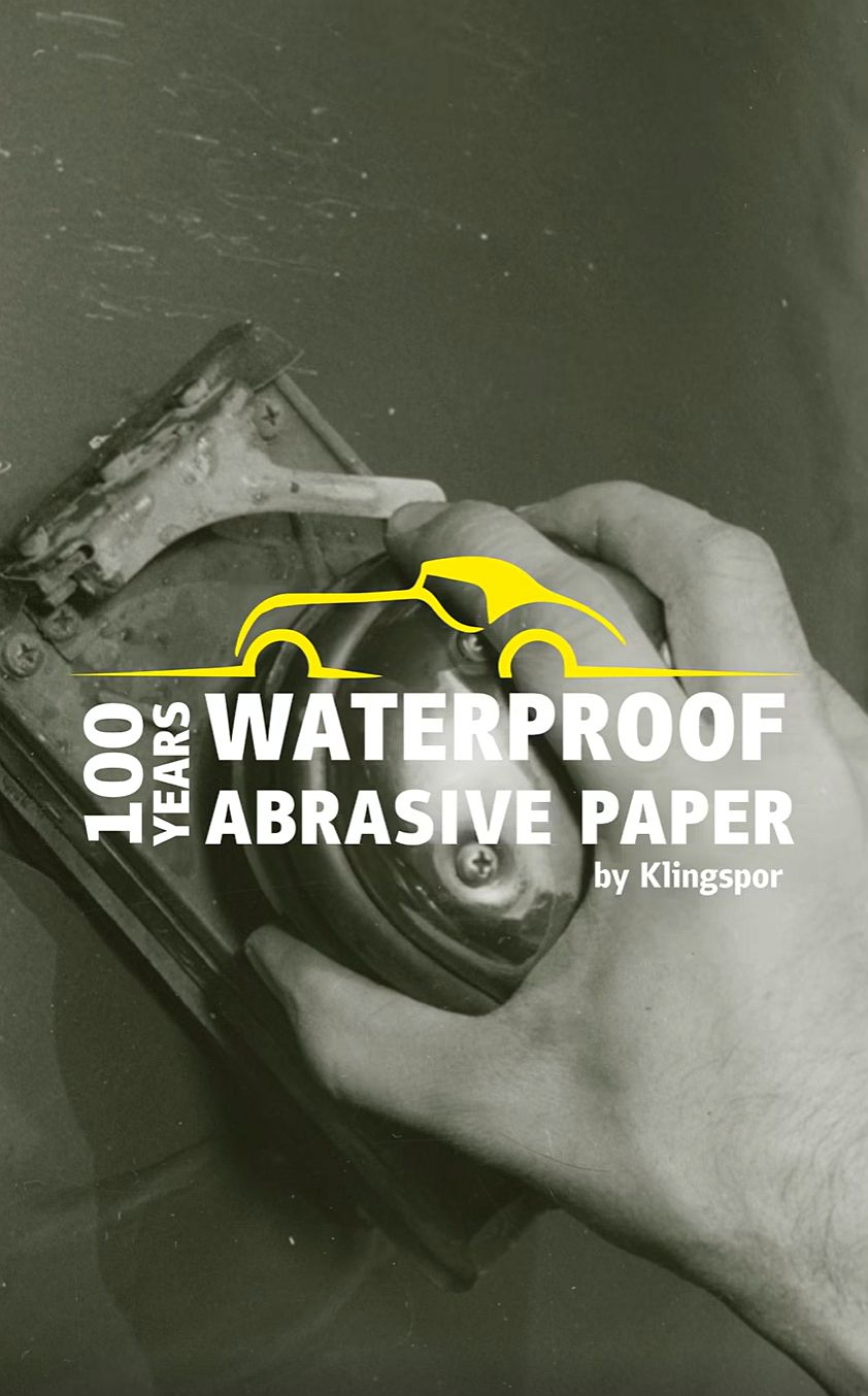 Klingspor viert 100 jaar waterproof schuurpapier