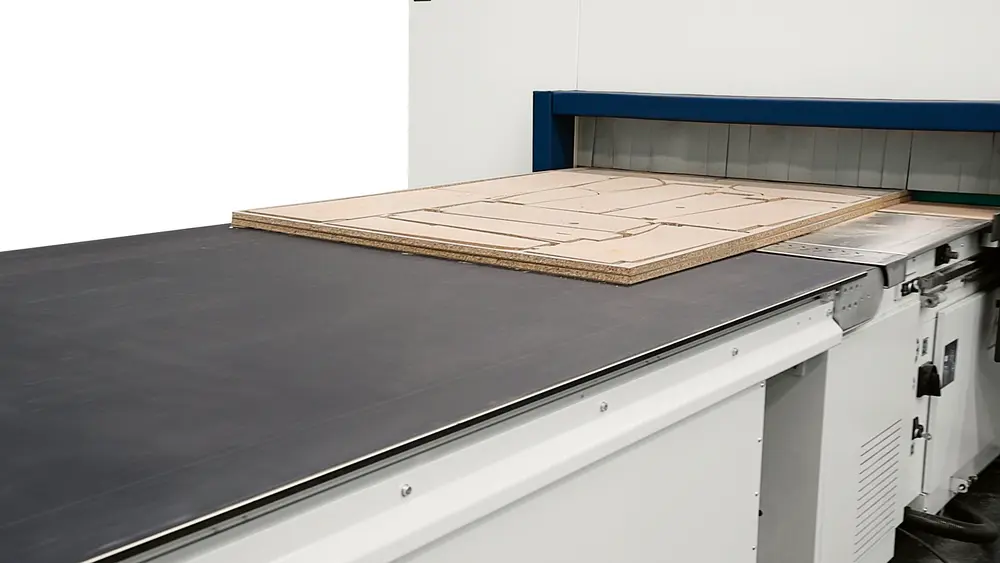 Automatische ontlaadtafel