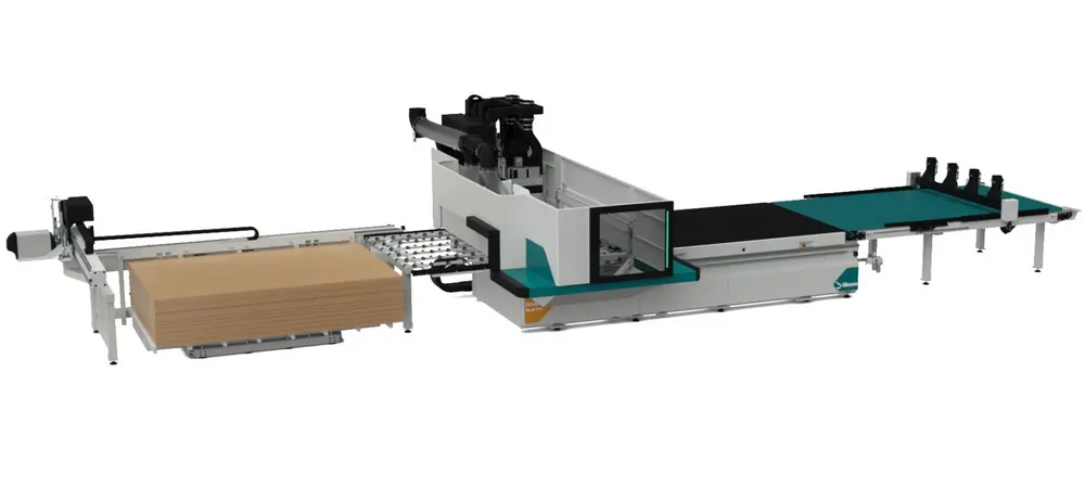 Volautomatische nestingopstelling