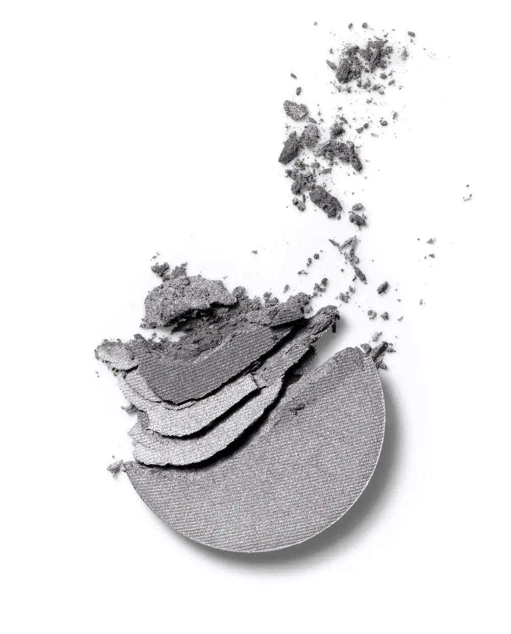 poudre argent cosmétique