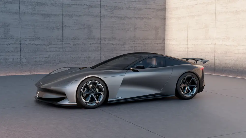 De full-electric Karma Kaveya super-coupé wordt het eerste in de VS geproduceerde model met een productieklare solid-statebatterij
