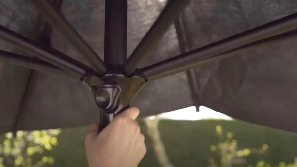 parasol push up systeem