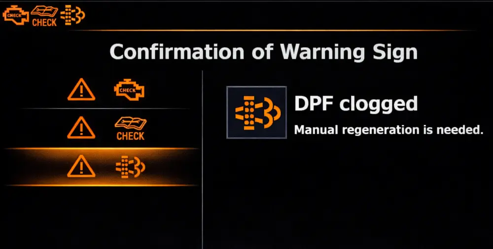 Foutmelding roetfilter