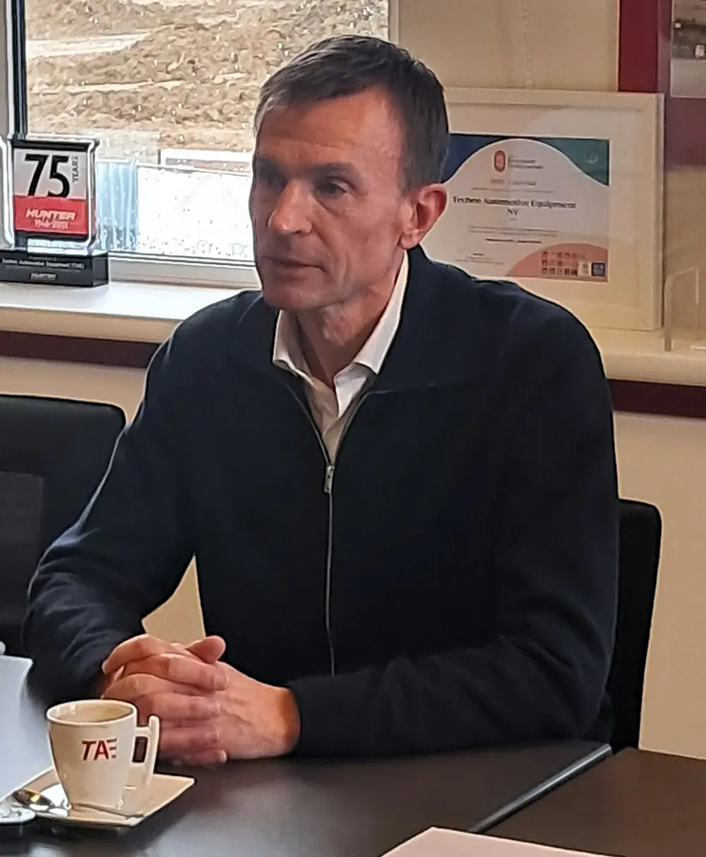 Michel Vervekken (vicevoorzitter FAM, voorzitter commissie AutoTechnica, CEO TAE): "Een beurs kan ook een vorm van teambuilding zijn, zowel voor de exposanten als de klanten"