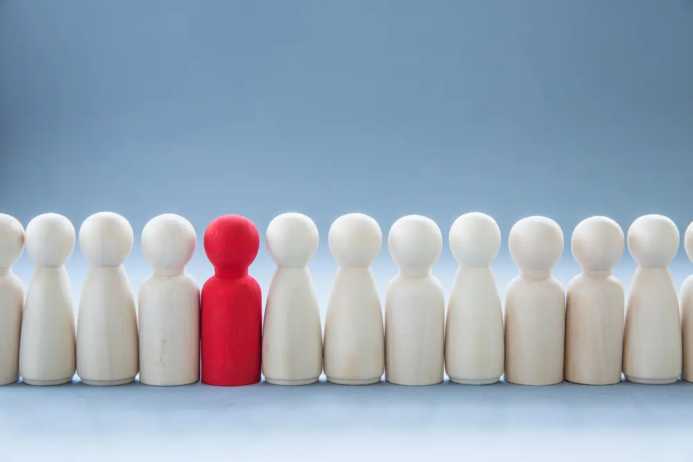 buitenbeentje in massa