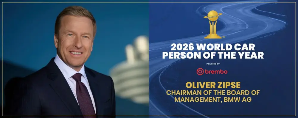 Oliver Zipse is World Car Person of the Year 2026