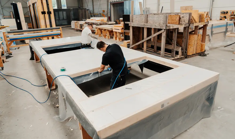 Prefabconstructies met unilin