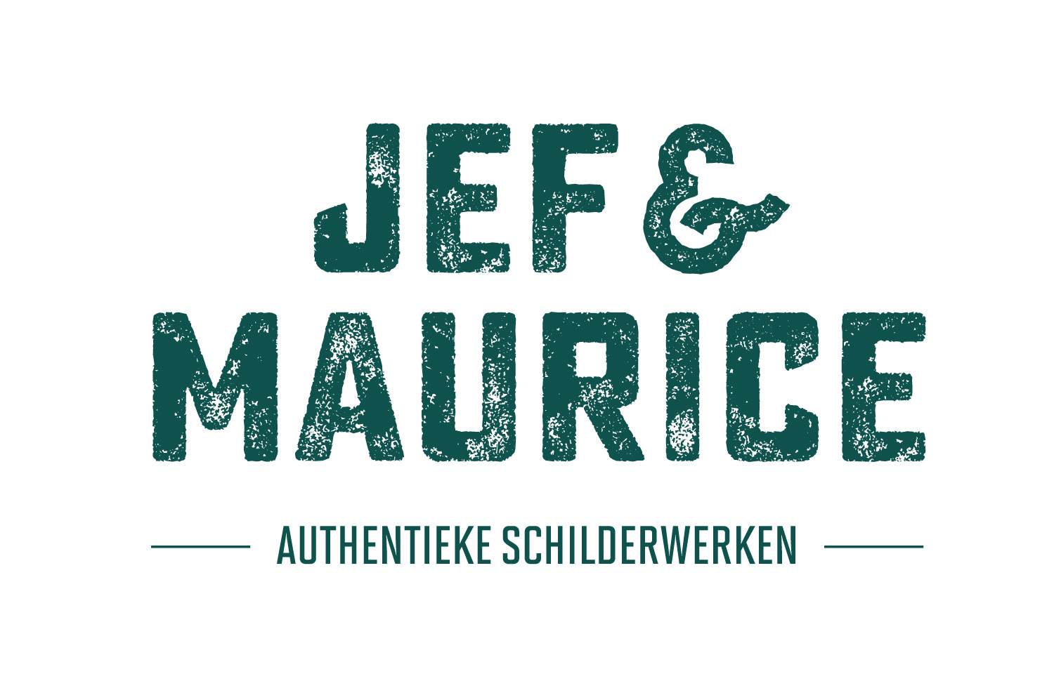 jef&maurice logo schilder
