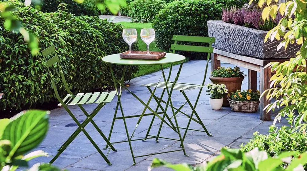 bistroset in stadstuin