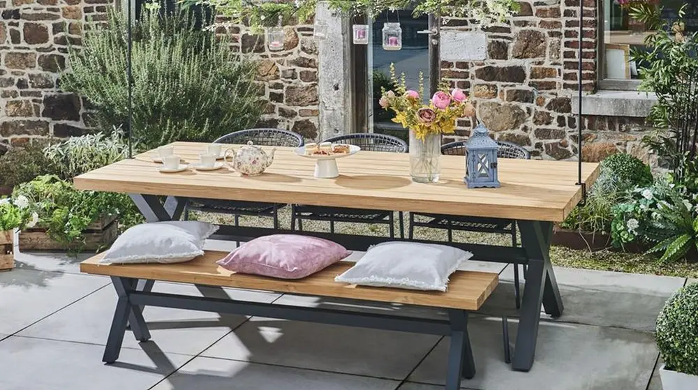 picknicktafel zitting en tafel