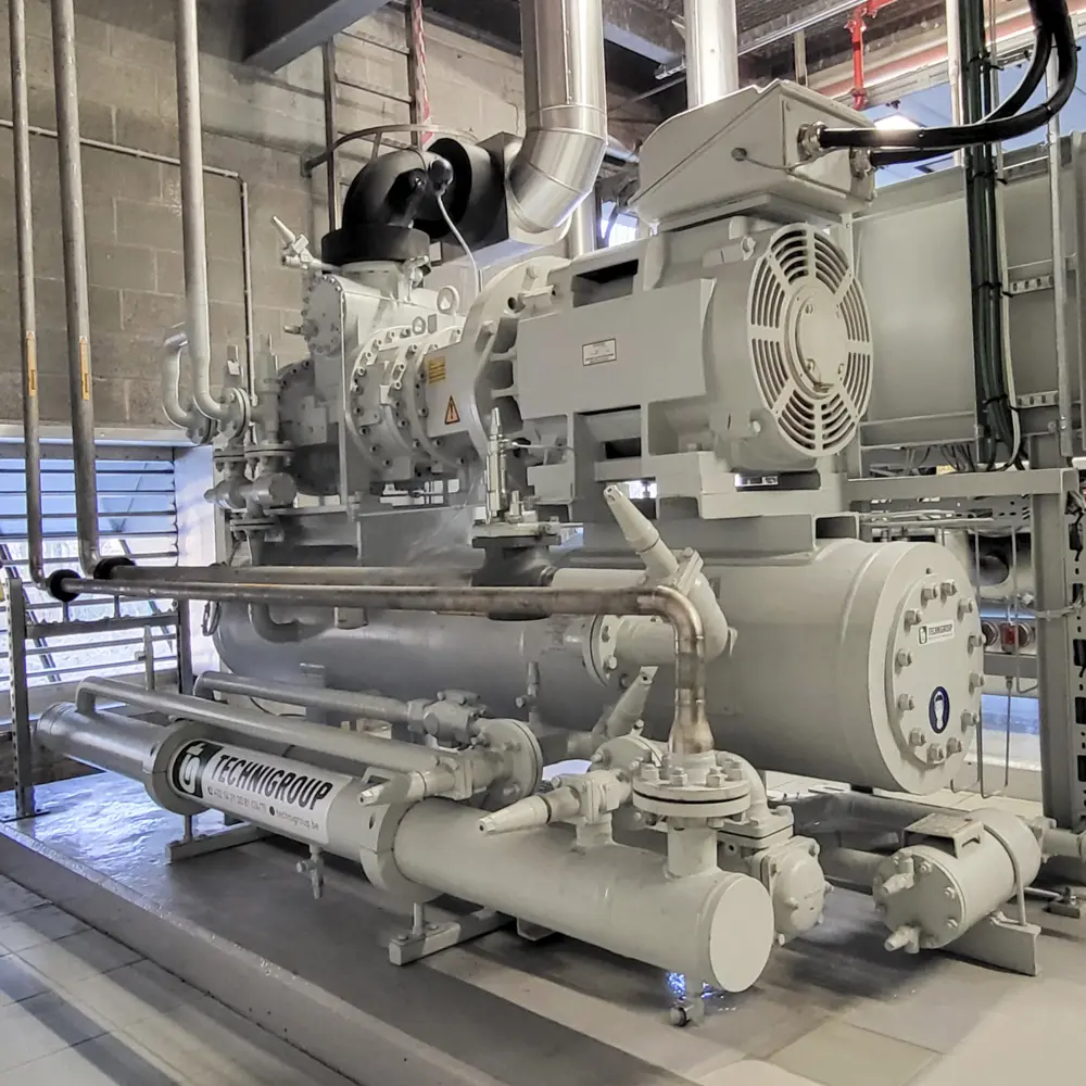 NH3-compressorunit door Technigroup