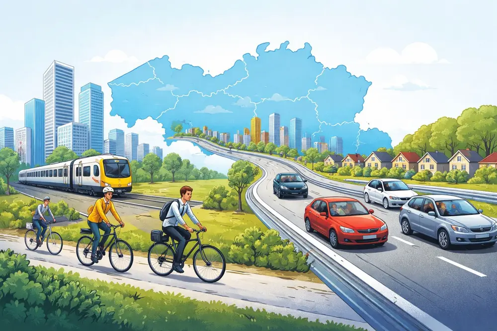 Auto blijft favoriet voor woon-werkverkeer