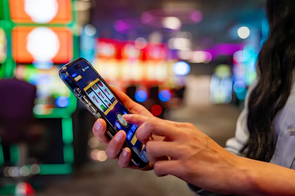 Gokken op een smartphone