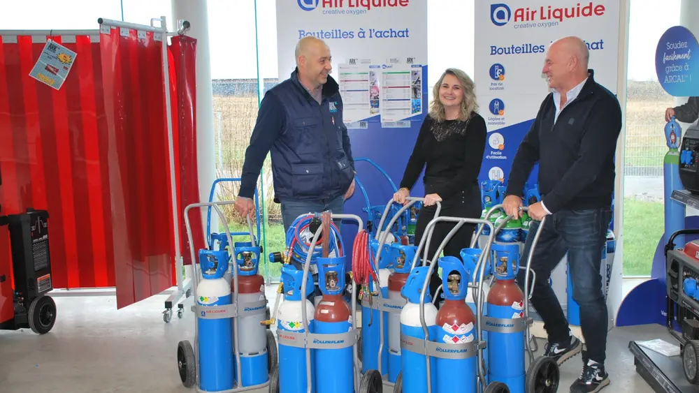 De gauche à droite : Thomas Lemaire, Caroline Crickx et Patrick Dodemont