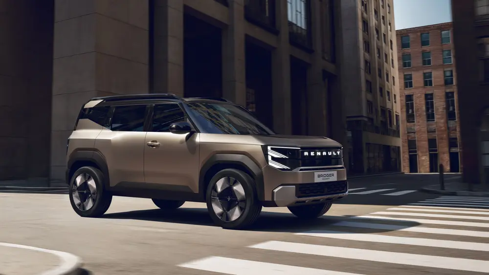 De Bridger Concept illustreert de design- en productstrategie waarmee Renault zijn internationale SUV-aanbod verder wil uitbreiden