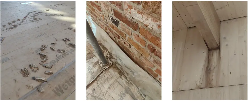 De efficiëntie van beschermingsmembranen is sterk afhankelijk van het werfverkeer en de plaatsing ervan.