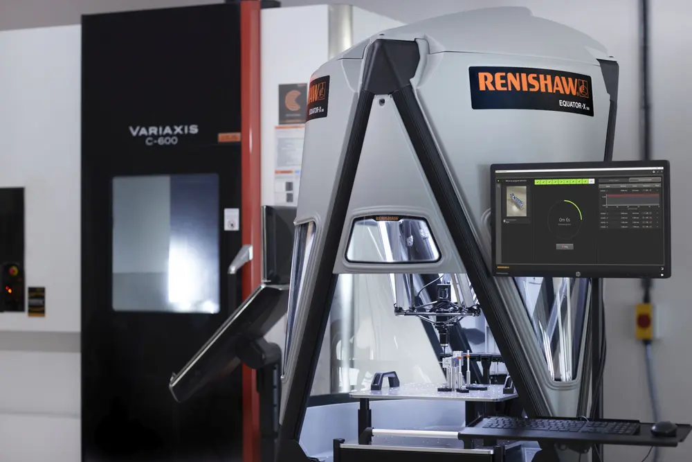 Renishaw Equator X-50 meetsysteem en Variaxis C-600