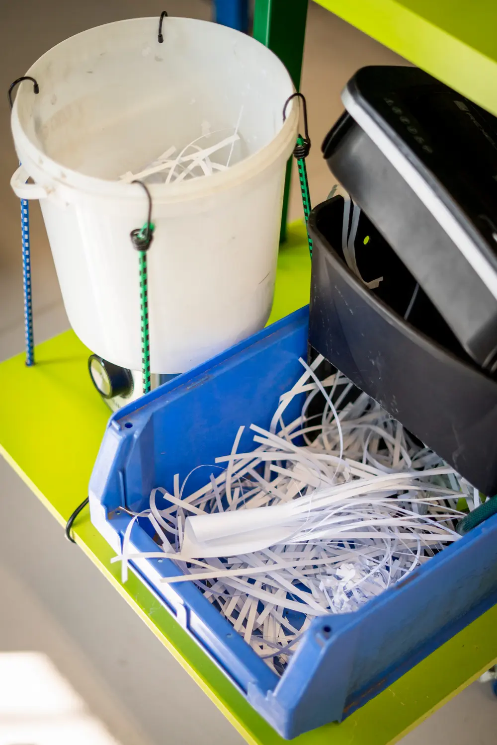 mini-papierfabriek versnippering