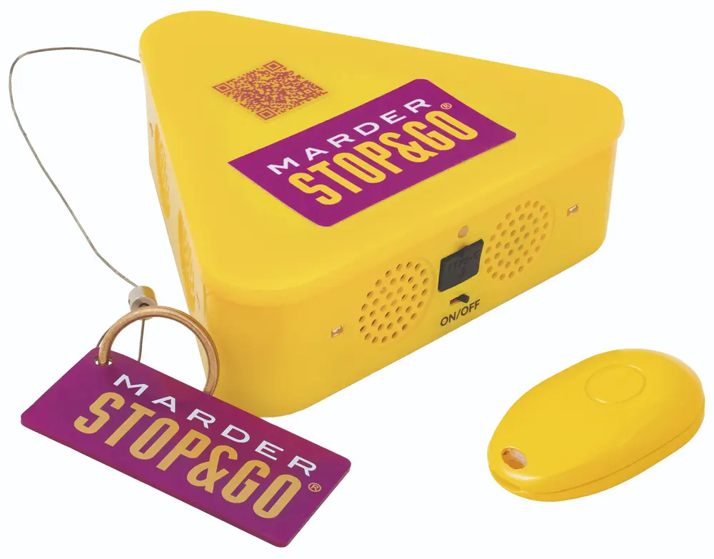 Het mobiele ROOFTOP-systeem combineert ultrasoon en stroboscopisch afschrikken en kan zonder installatie snel worden ingezet als extra service in de werkplaats