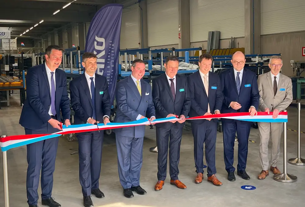 Wako inaugure son nouveau hall de production PVC à Redange