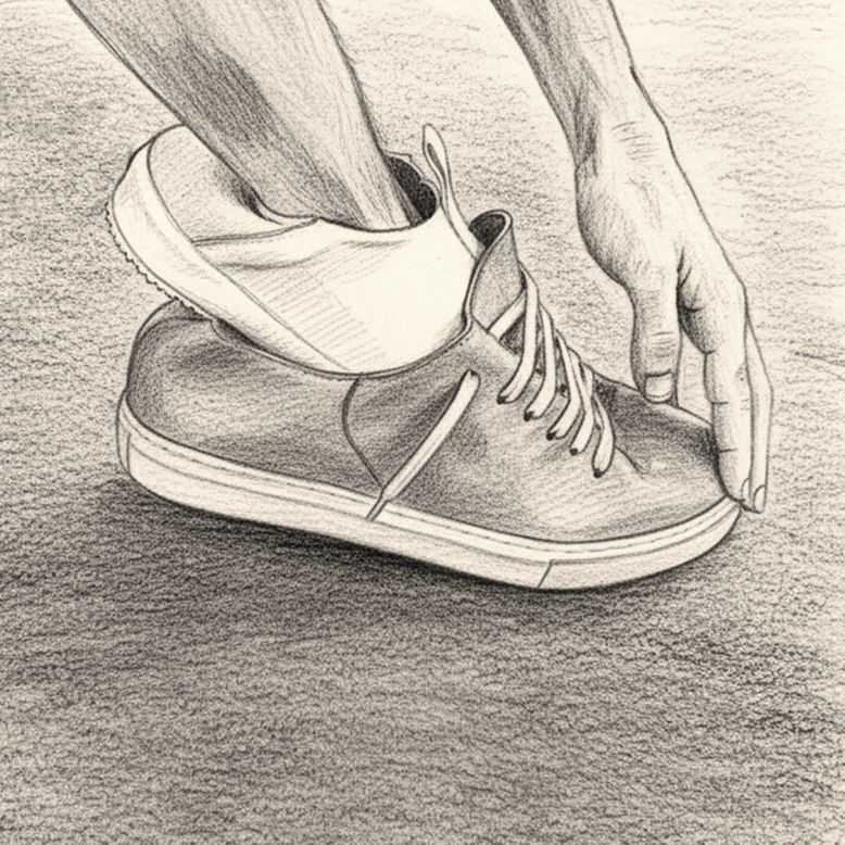 Modulaire schoen illustratie