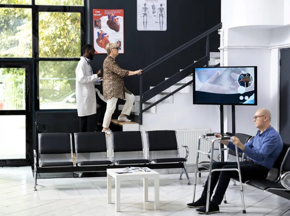 écran salle d'attente