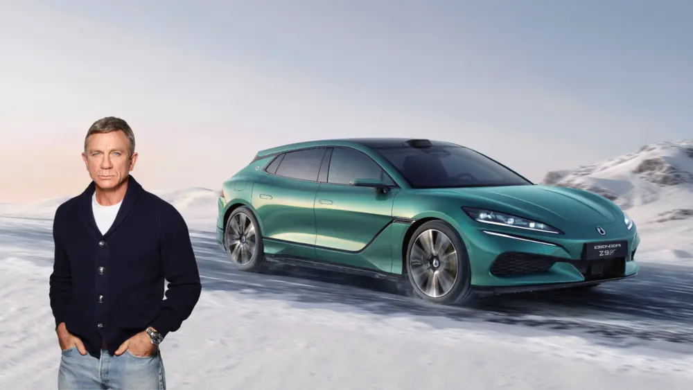 Daniel Craig wordt het gezicht van DENZA en moet de wereldwijde premiumpositionering van het merk versterken