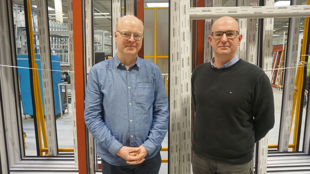 Mathieu Vanderhasten, directeur R&D chez Pierret, et l’ing. Vincent Vandevelde, Technical Area Sales Manager chez Rotox