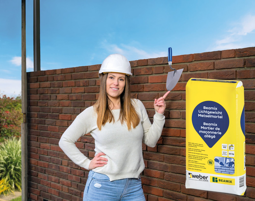 Weber lichtgewicht metselmortel