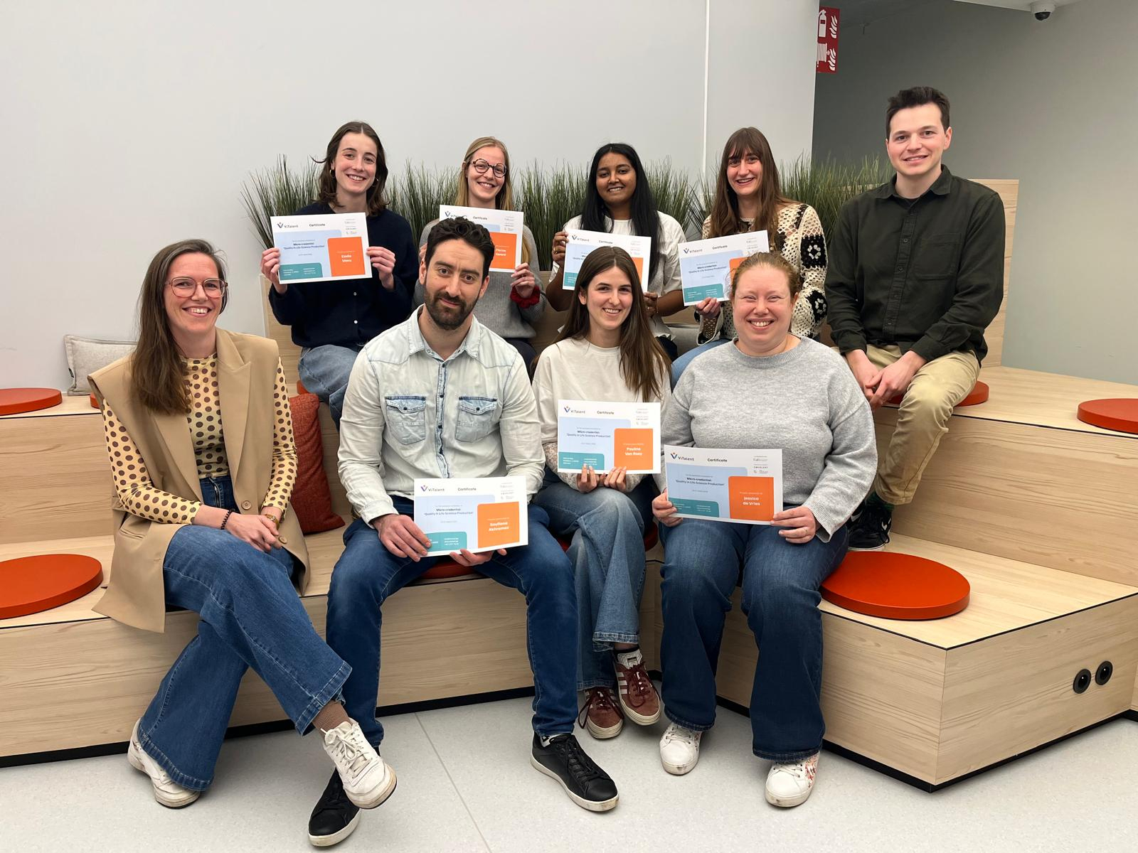 ViTalent zeven cursisten