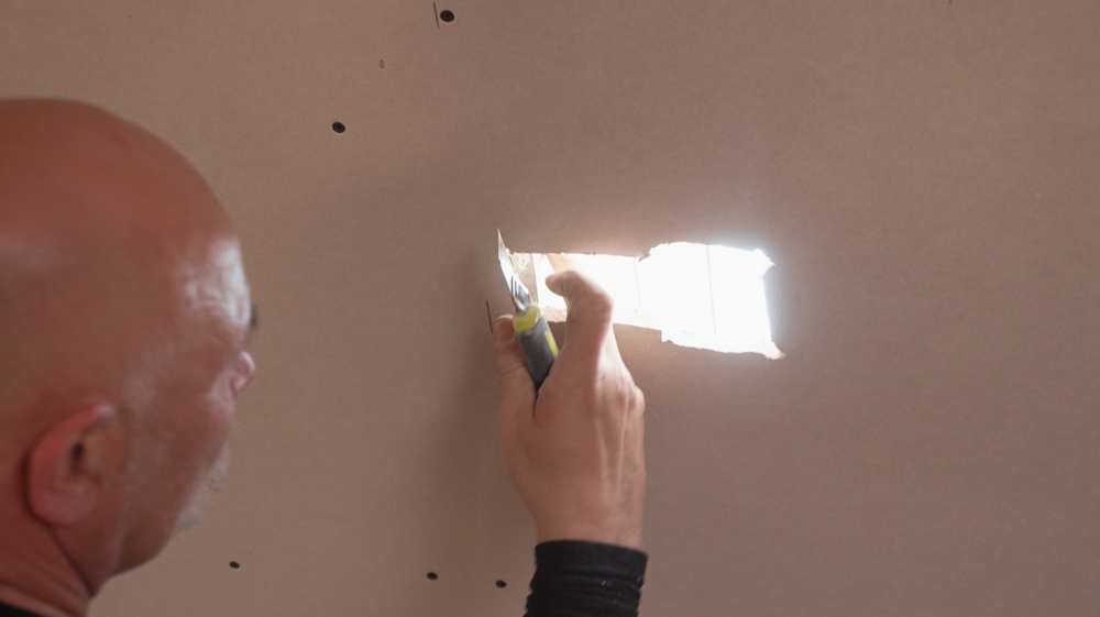 begin met een kleine opening