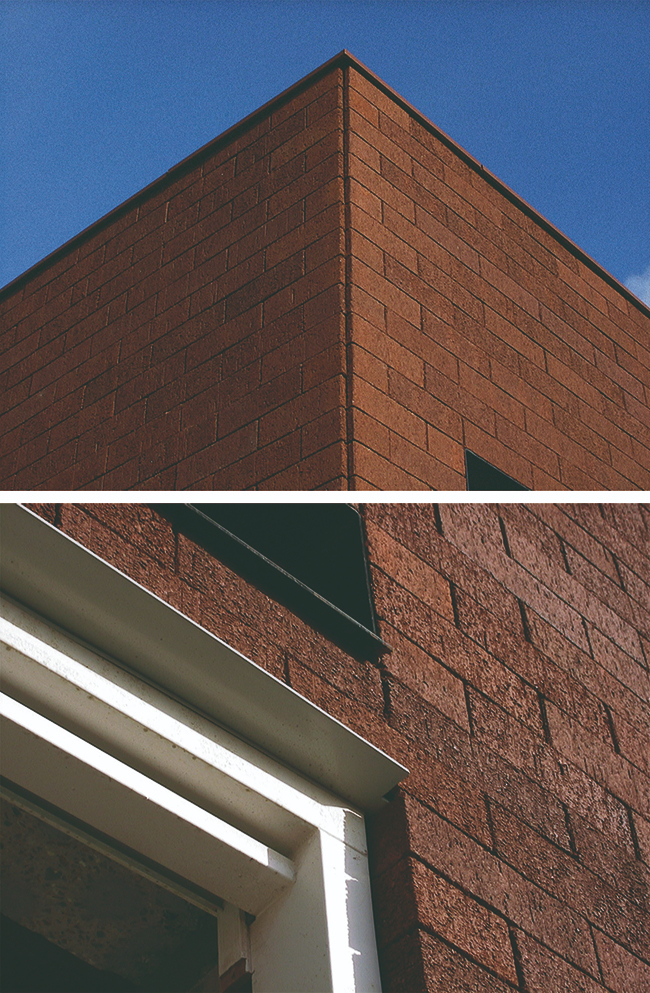 Verlijmde gevel Omnicol