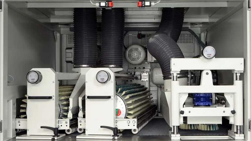 borstelschuurmachine