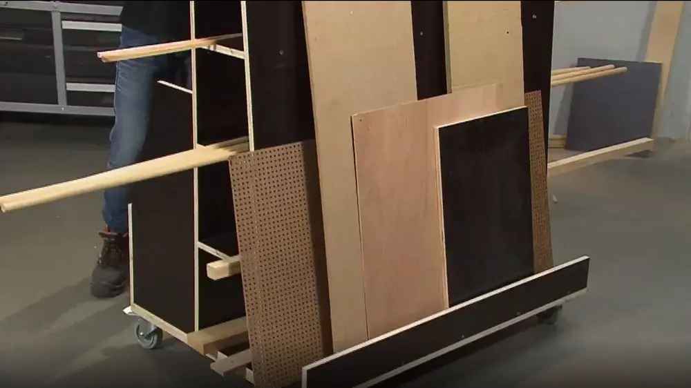 CHARIOT CHUTES DE BOIS