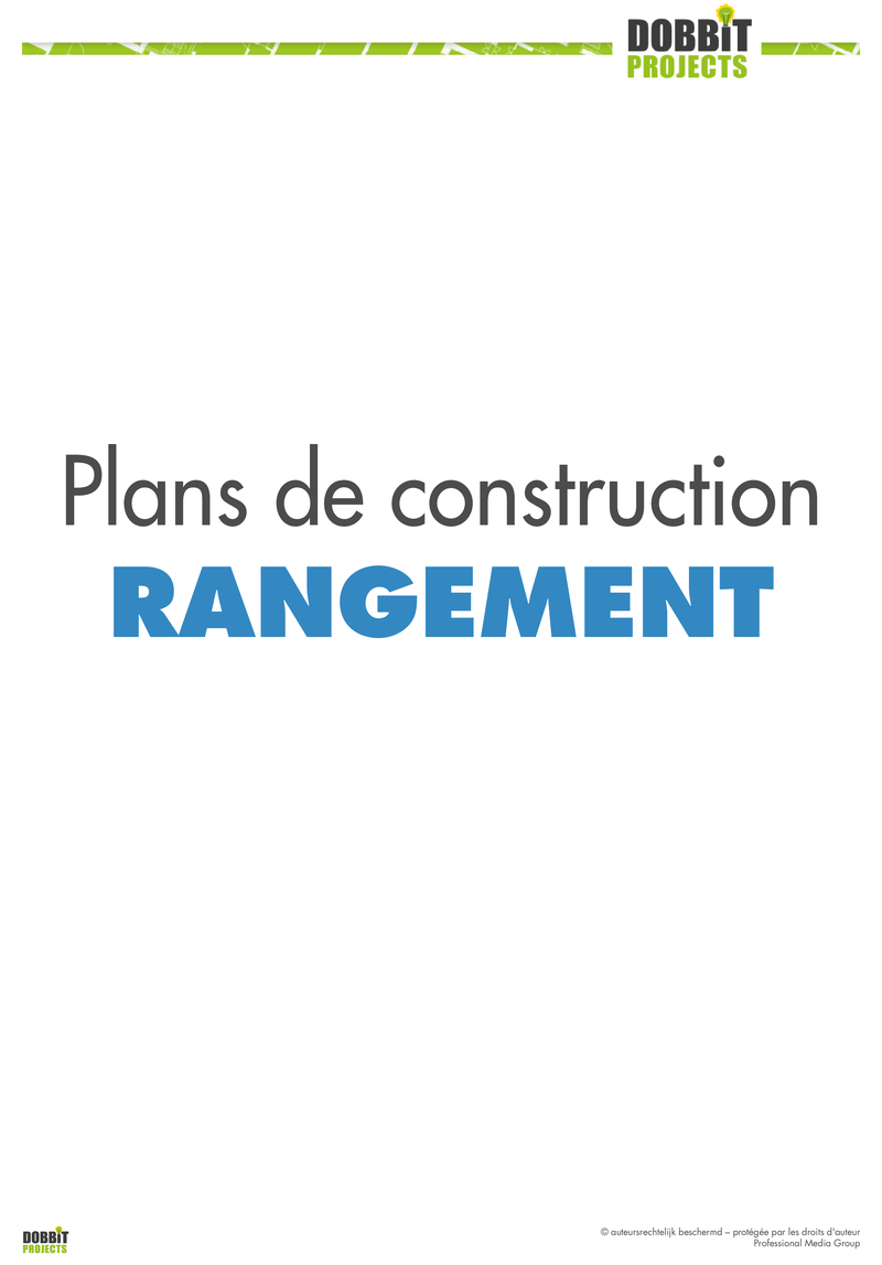 4 plans de construction rangement