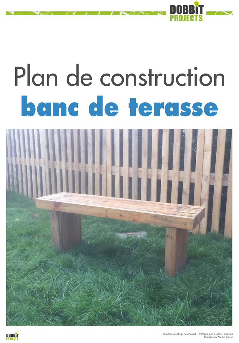 BANC DE TERRASSE