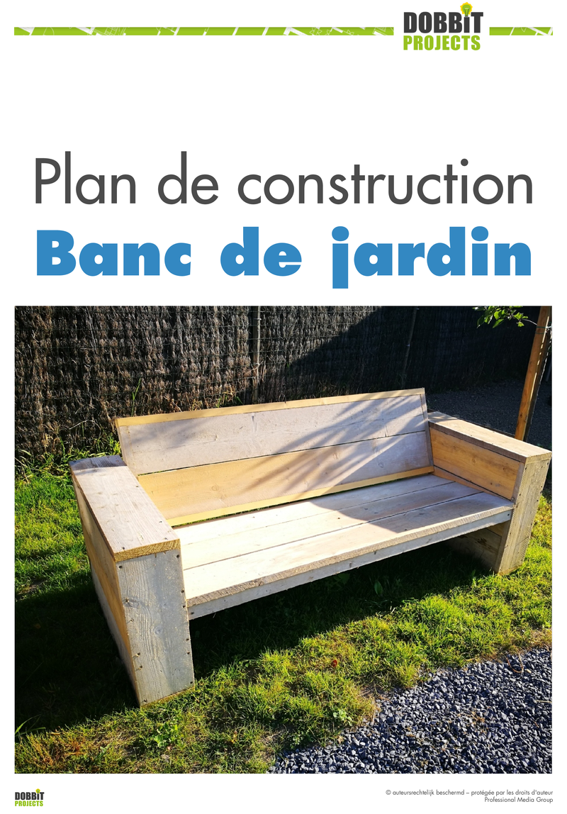 BANC DE JARDIN