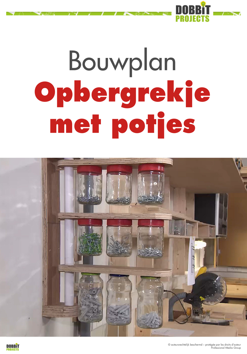 OPBERGREKJE MET POTJES