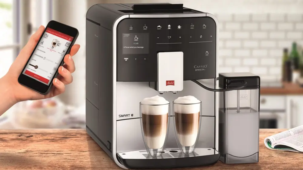 De Barista Smart T van Melitta wordt via de smartphone aangestuurd met de Melitta Connect app