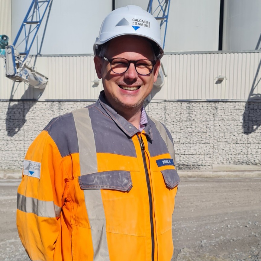 Bertrand Dubois, directeur bij Calcaires de la Sambre S.A.