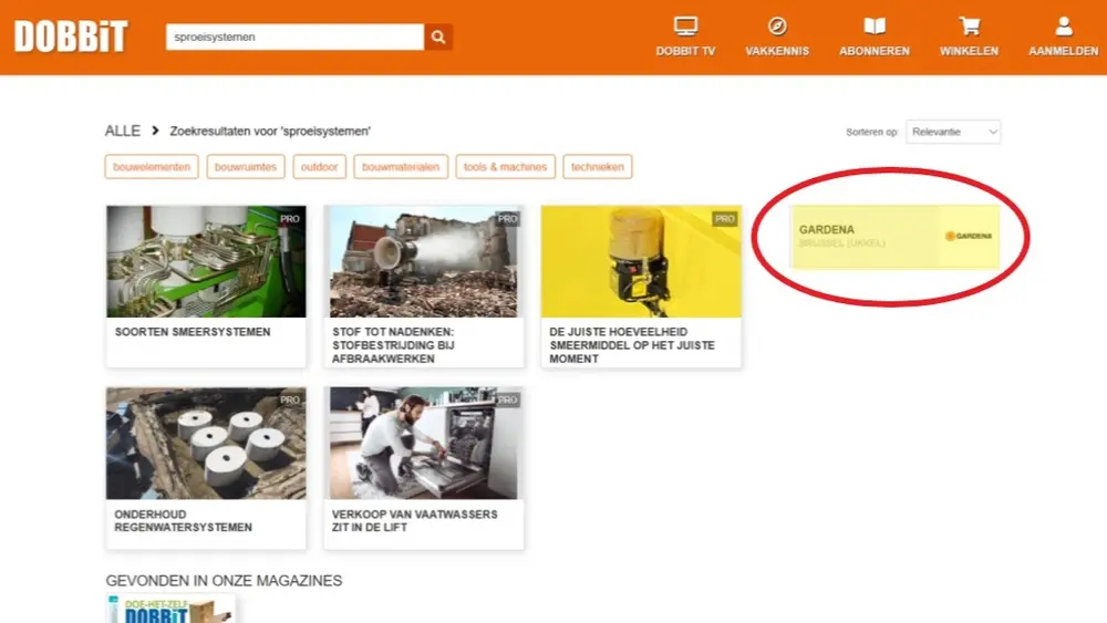 naast artikel