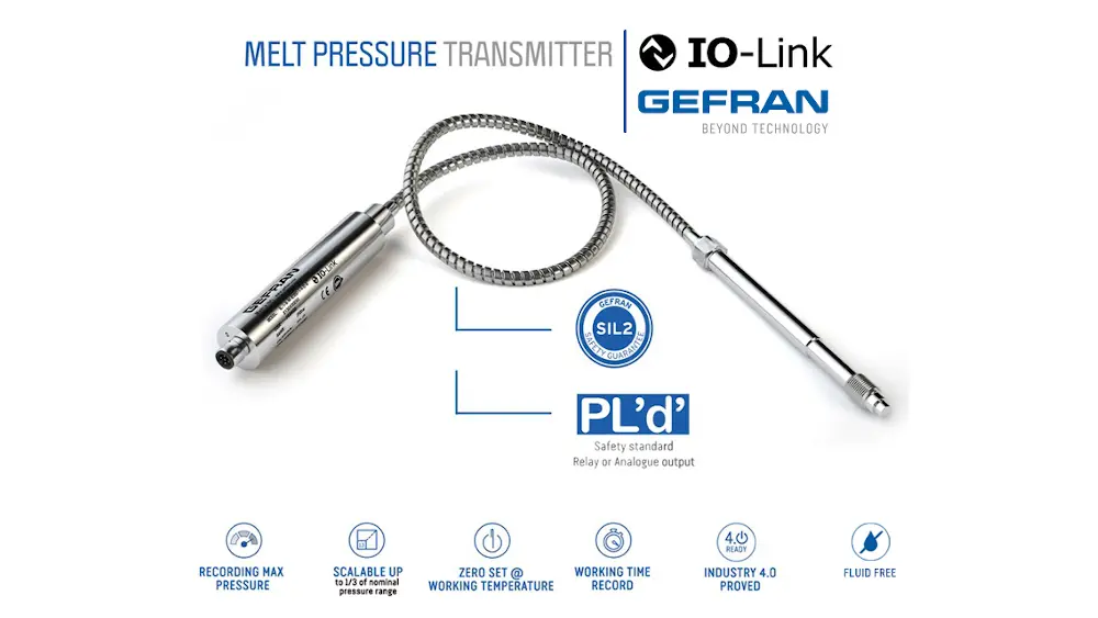 melt pressure transmitter