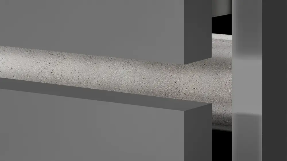 Bij de nieuwe variant met toevoeging Deco kunnen Polka 1 (L-profiel) en Polka 2 (C-profiel) van een mooie, hoogwaardige folie in beton-, Eiken- of Notenoptiek voorzien worden