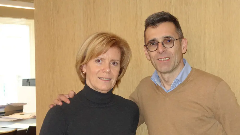 Anje Speeckaert en Philippe Rolly