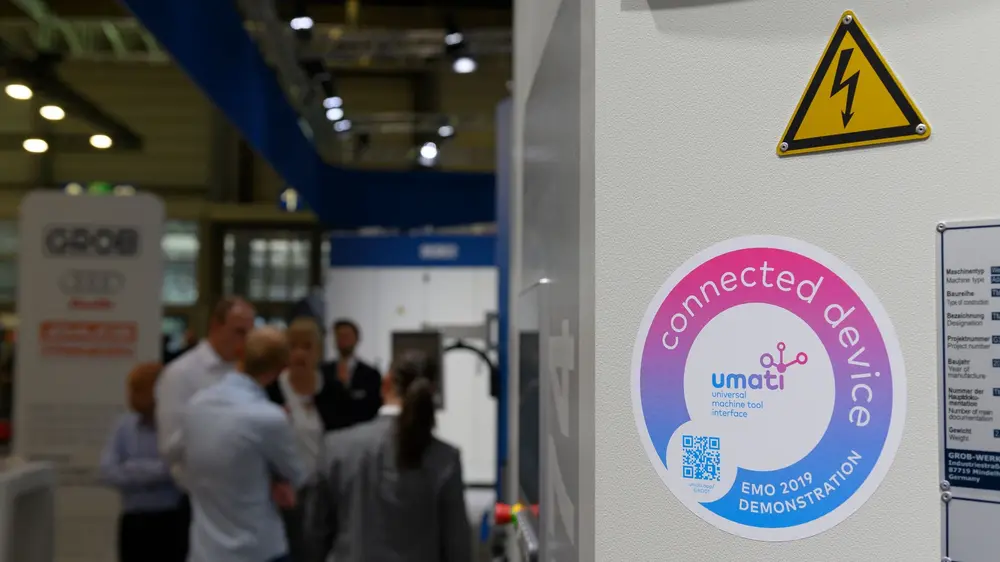 umati werd getest op de EMO Hannover 2019 (foto: Deutsche Messe)