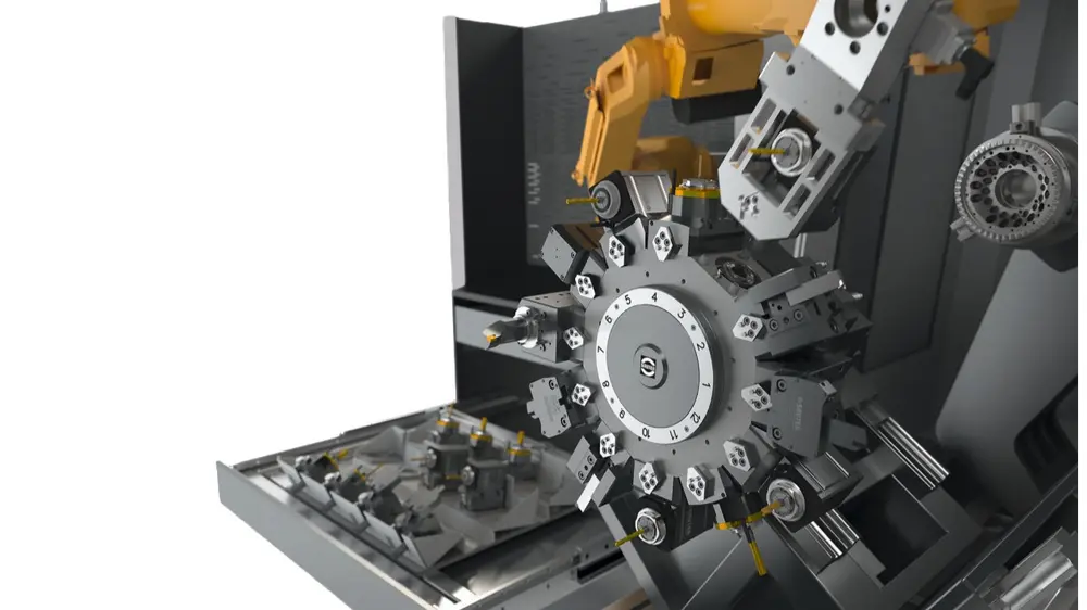 Sauter Robofix est la solution pour changer automatiquement les outils entraînés dans le revolver